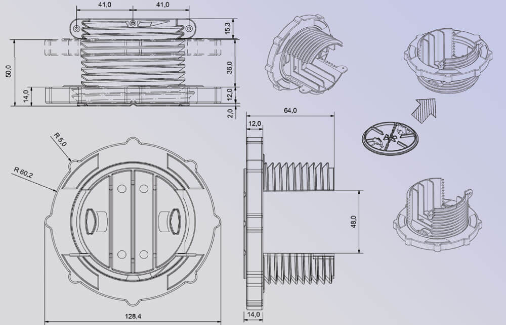 Stratarise Flexi-Level Cradle - Technical Data