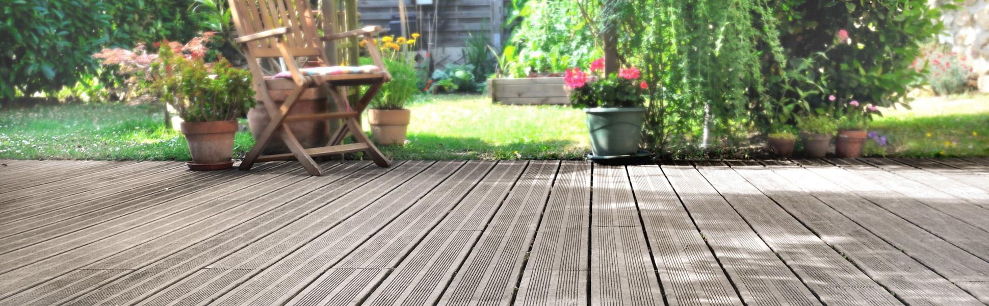 Decking laid on Stratarise Pedestals